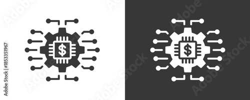 Concurrency Icon Set Vector Collection Isolated In Black And White