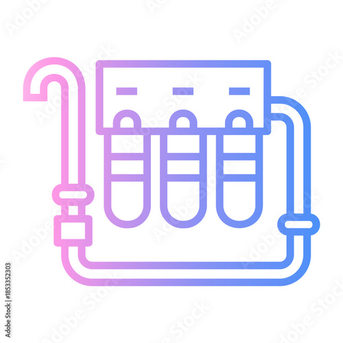 water management Line Gradient Icon