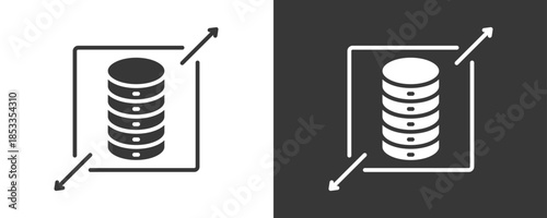 Scalability Icon Set Vector Collection Isolated In Black And White