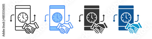 Sla Icon Set Multiple Style Collection