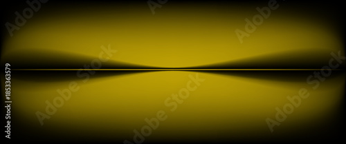 Abstract gradient podium background. yellow empty 3d studio backdrop. Clean scene for product presentation mockup template. Vector illustration.