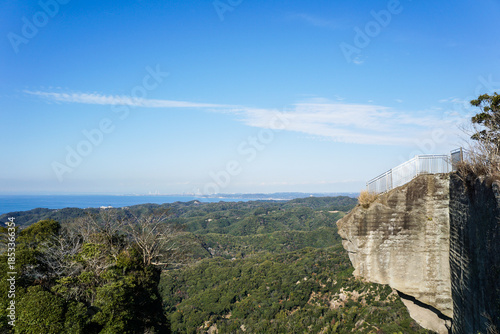 千葉県房総半島の鋸山