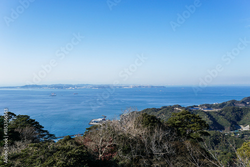 千葉県房総半島の鋸山