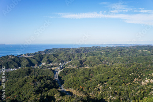 千葉県房総半島の鋸山