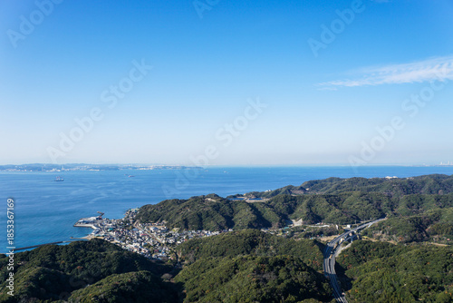 千葉県房総半島の鋸山