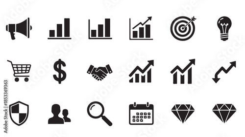 Business Finance Icons Set