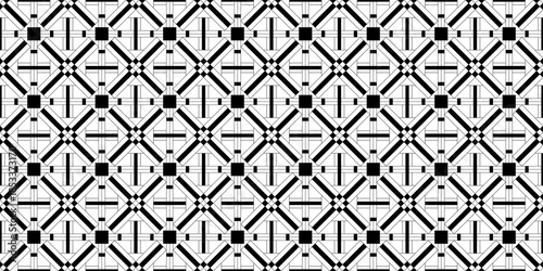Seamless Transparent Art Deco Geometric Pattern Template