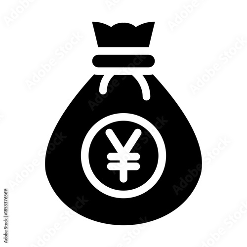 Yen Money Bag Icon