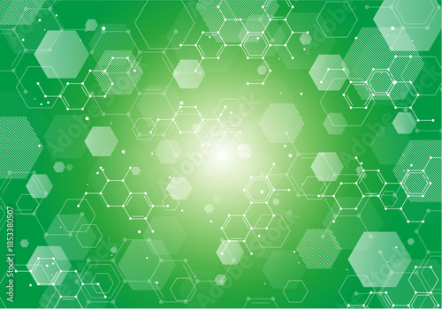 かっこいい化学構造式のイメージ背景素材