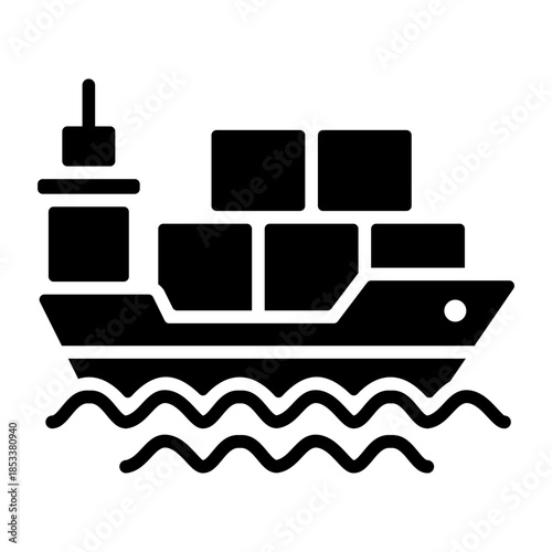 Cargo Ship Icon