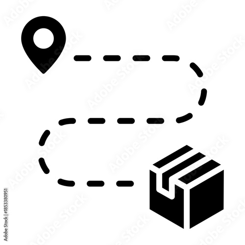 Delivery Route Icon