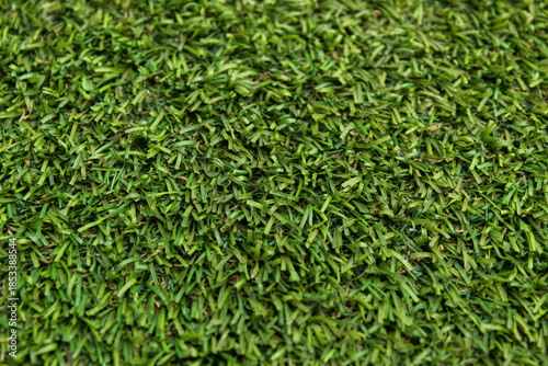 Obraz na płótnie Close up of synthetic green grass texture