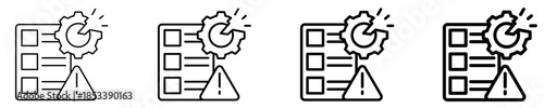 Disruption Readiness Icon Set Different Style Collection