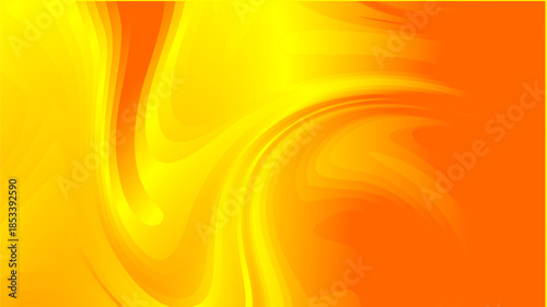 high-energy abstract background dominated by a spectrum of warm colors, transitioning smoothly from intense bright yellow to deep fiery orange