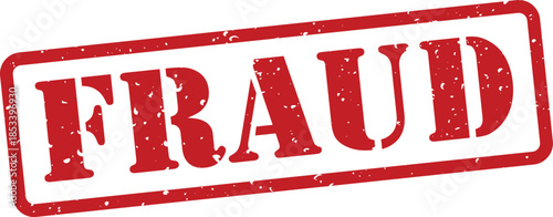 Red fraud stamp