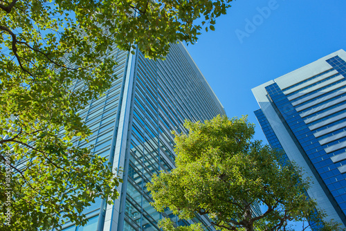 高層ビル　オフィス街
