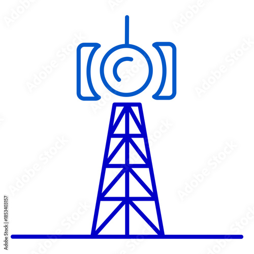 Radio Antenna Tower Icon