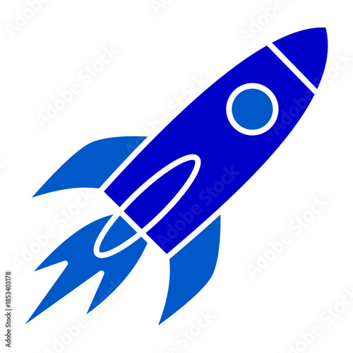 Space Rocket Launch Icon