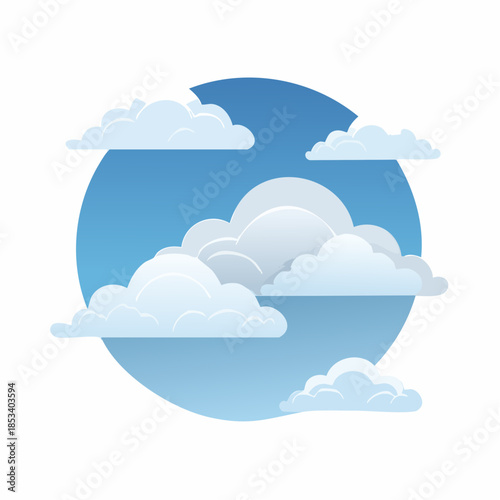 Flat vector illustration of an empty supermarket aisle, retail and consumer environment concept with clean modern style
