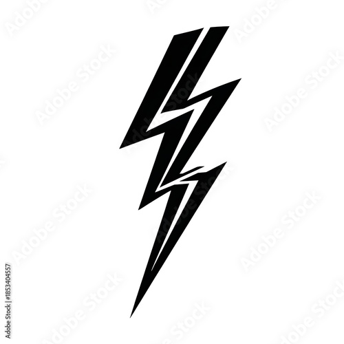 a vector image of a lightning bolt