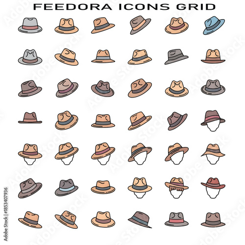 Classic Fedora Hat — Vintage Fashion Style and Elegant Headwear