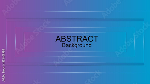 Vibrant purple and blue gradient abstract background with sleek concentric rectangular frames creating a modern and dynamic visual effect suitable for digital media