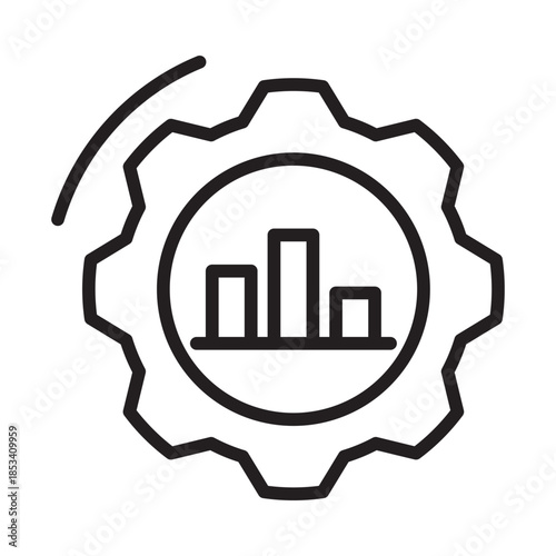 setting buy sell market icon vector design with trendy style
