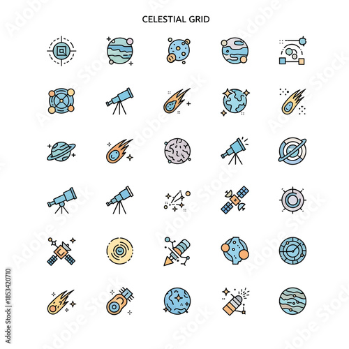 Celestial Night Sky with Stars and Cosmic Light