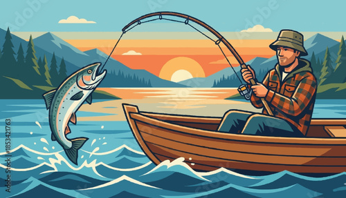 fisherman on the boat