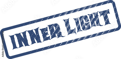 Embossed Inner Light Seal Design Reflecting Personal Brilliance and Enlightenment