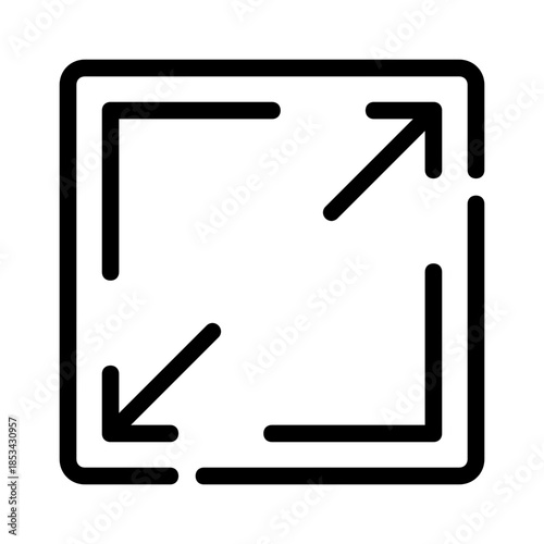 With arrows pointing outwards. Perfect for business presentations, process optimization concepts, growth strategies, and project management visuals.
