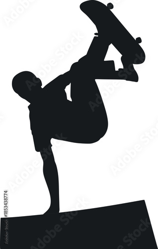 Skateboarding People Sport Silhouette Element