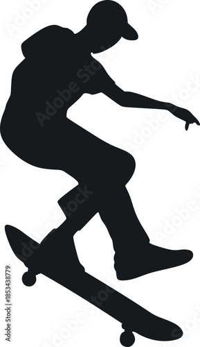 Skateboarding People Sport Silhouette Element