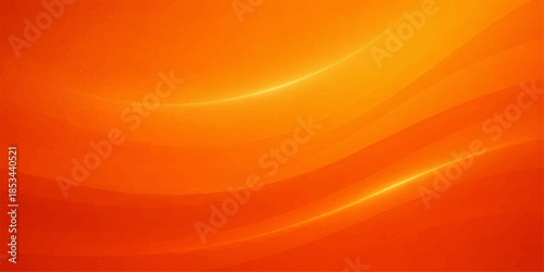 Abstract orange and yellow background illustration featuring fluid waves and a gold gradient texture with bright light curves that capture the hot energy of a sun-like fire flame design art