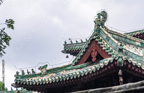 The landscape of Longxing Temple in the ancient city of Zhengding, Hebei Province	