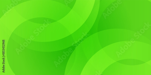 Abstract green circle background trendy. Fluid shapes composition. vector design concept