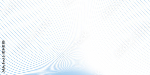 Transparent background with thin wavy pale blue lines. Modern subtle pattern, vector illustration.