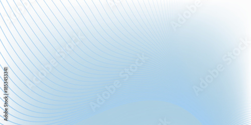 Transparent background with thin wavy pale blue lines. Modern subtle pattern, vector illustration.