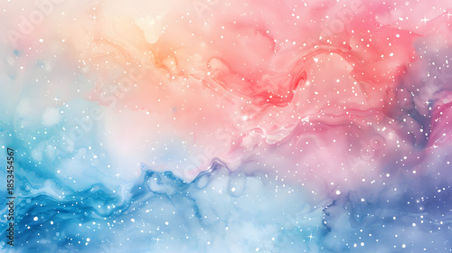 watercolor macro shooting stars