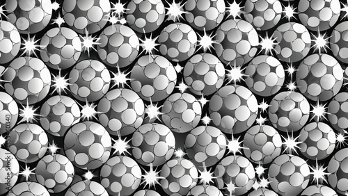 Monochrome image depicting a wall covered with a grid of multiple squares..eps