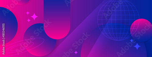 Dynamic Abstract Geometry Background Design