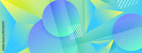 Futuristic Modern Geometric Abstract Background