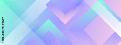 Clean Abstract Geometry Background with Trendy Shapes