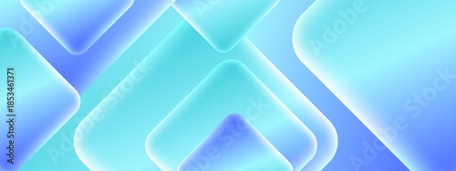 Clean Abstract Geometry Background with Trendy Shapes