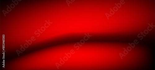 Red studio background. Abstract limbo podium studio room. Dark red gradient wall floor and spotlight scene. Showcase, promotion display. Vector stage mockup illustration