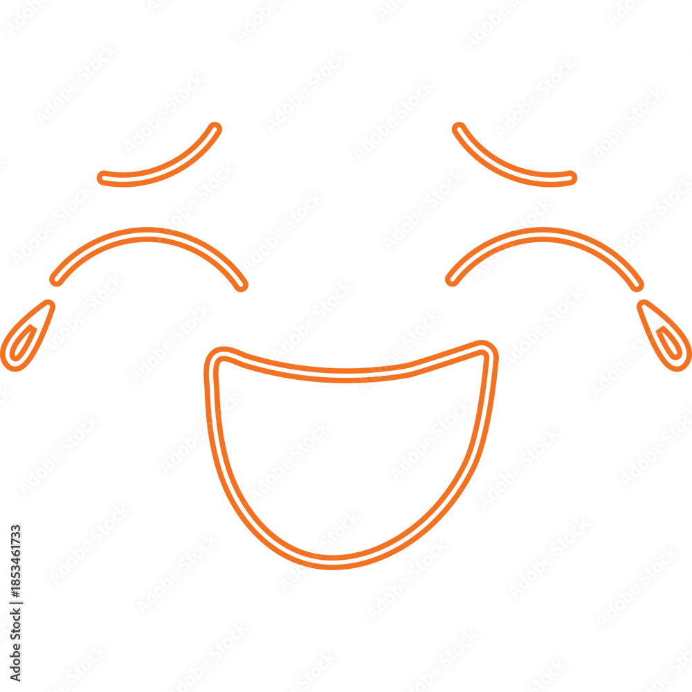 Obraz premium Expression Neon Line Decoration