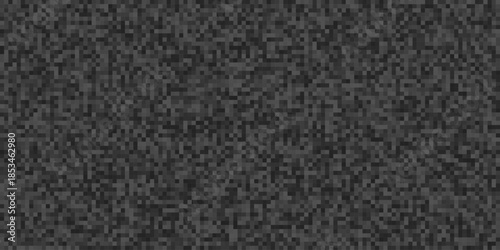 Digital black pixel camouflage seamless pattern for your design, presented as a vector camo texture.	
