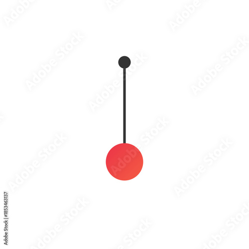 red push pins pendulum