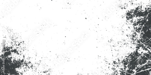 A distressed and heavily textured black and white background with prominent scratches and grepsn offering a grunge aesthetic