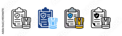 Safety Gear multiple icon
